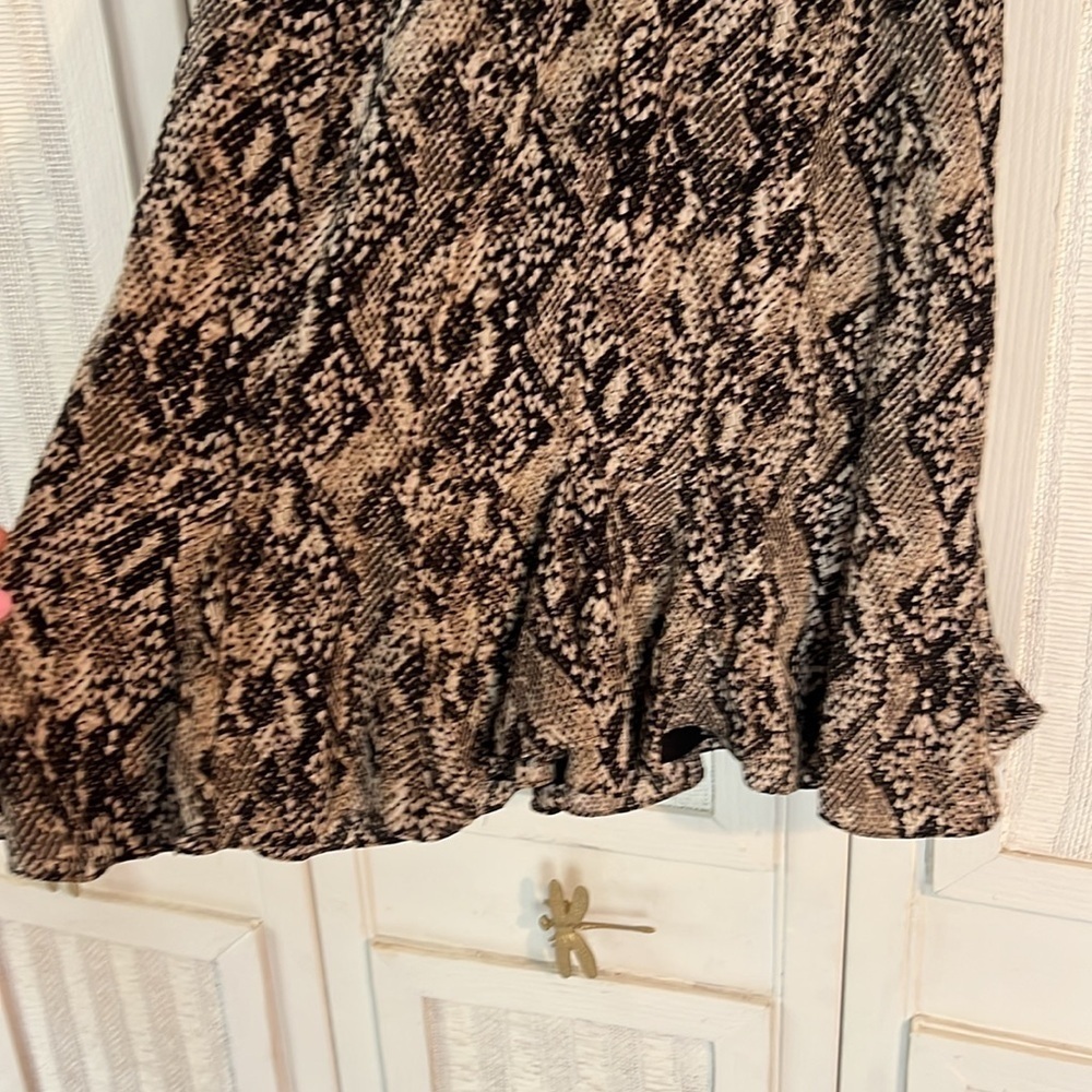 Veronica Beard Silk Reid Dress Python Size 0 - Picture 7 of 8